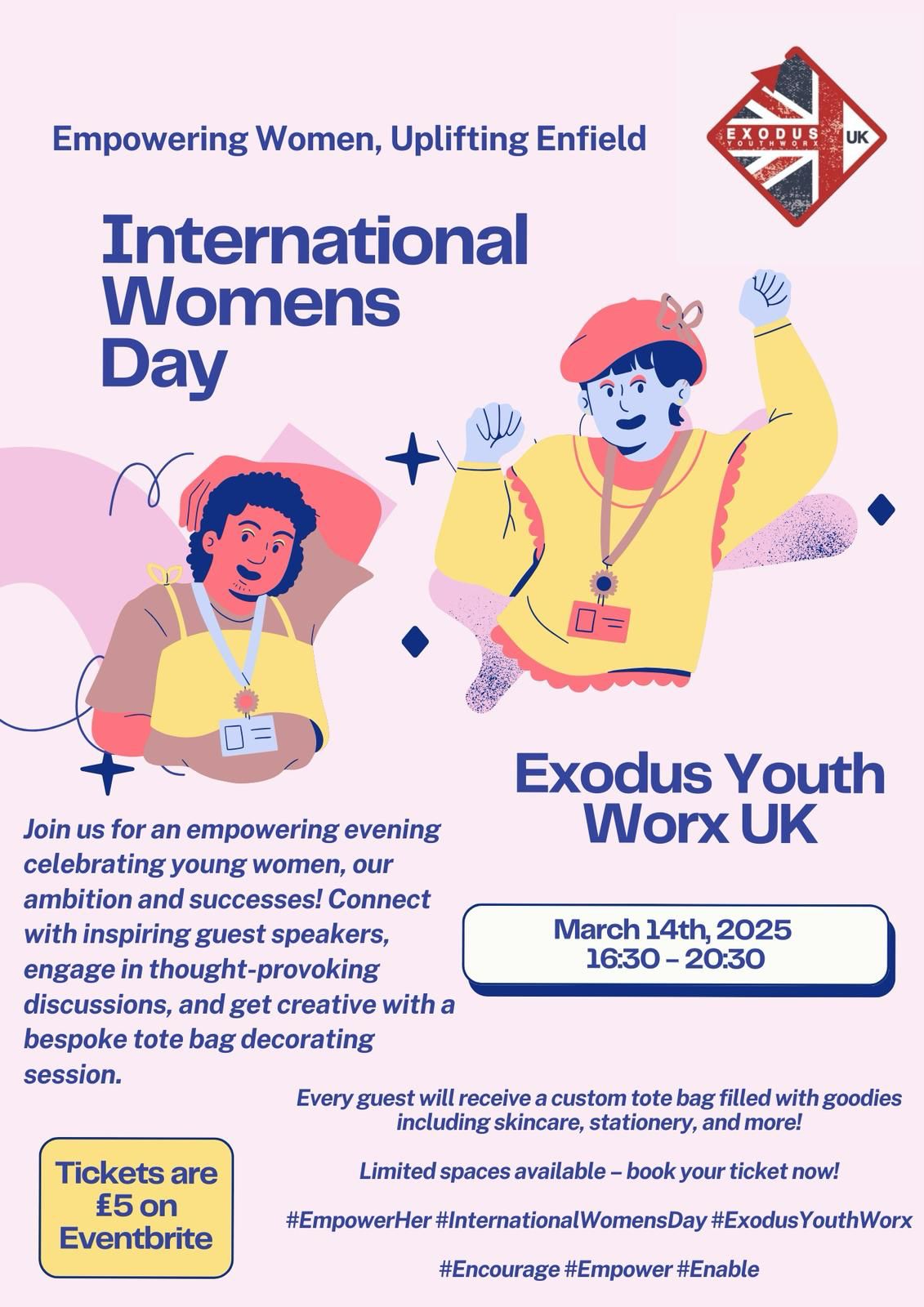 IWD Enfield event flyer