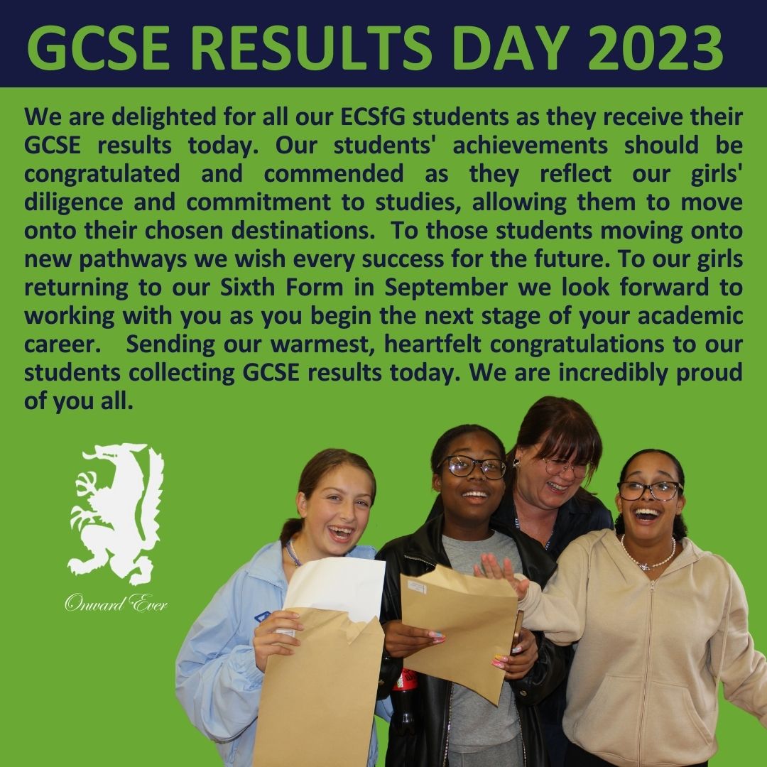 GCSE Results 2023 - Announcements - Elmgreen School